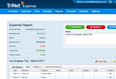 Expense Report Approvals At Your Fingertips